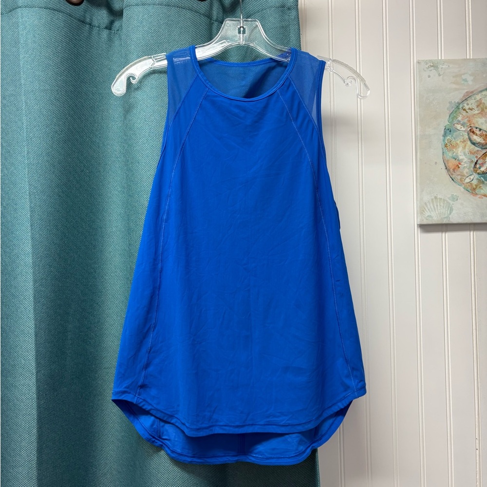 Lululemon Sculpt Tank II Cerulean Blue Size 6 - Picture 3 of 7